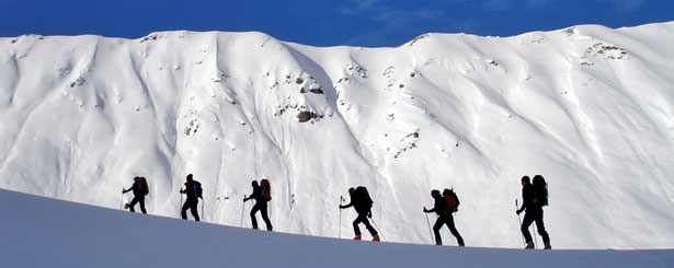 Ski touring in the Bernina, Switzerland