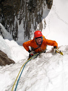 Meagan topping out on Polar Circus, Canada